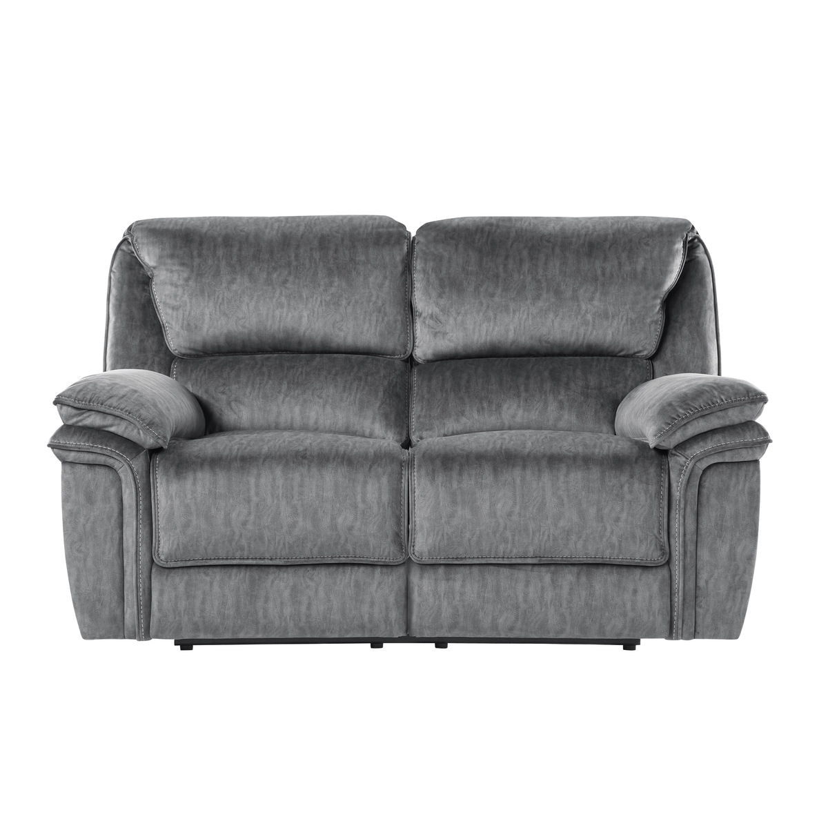Muirfield - Double Reclining Loveseat - Gray