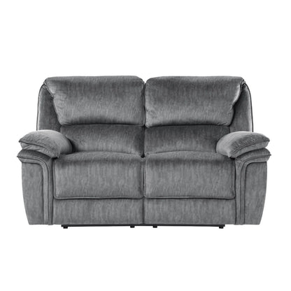 Muirfield - Double Reclining Loveseat - Gray