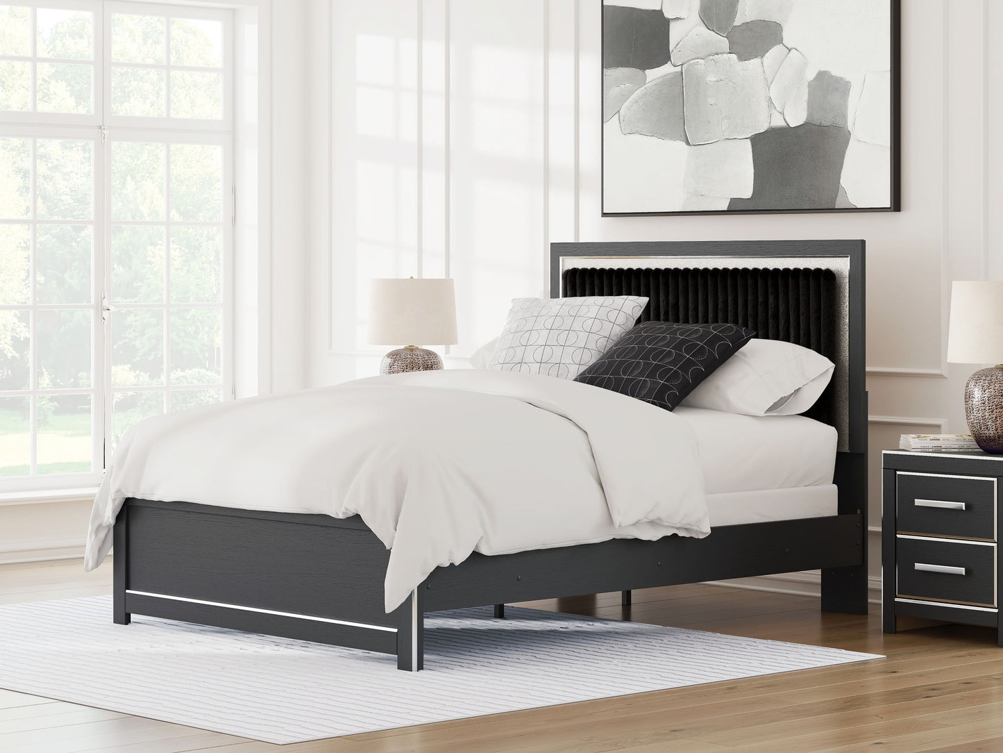 Birmonton - Upholstered Panel Bed