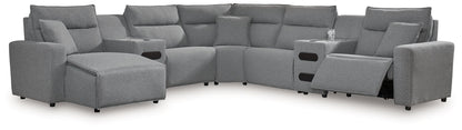 Modmax II - Reclining Sectional - Salt And Pepper