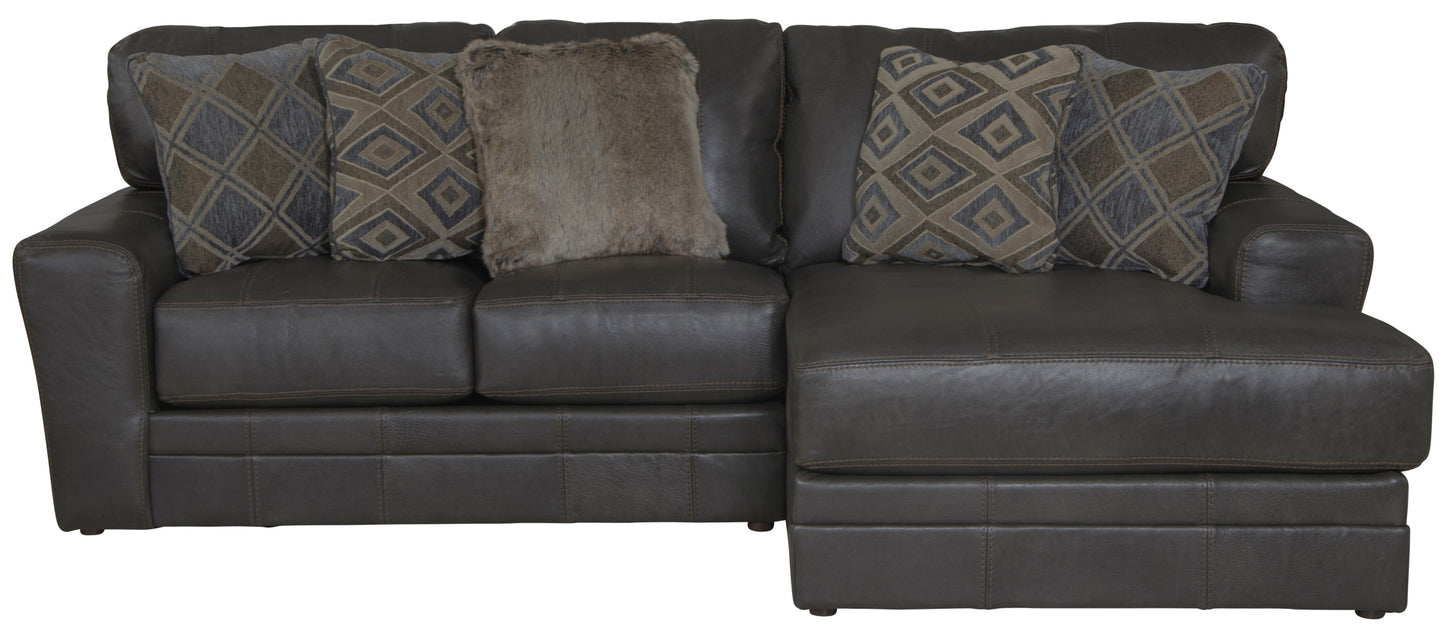 Denali - Italian Leather Match Sectional