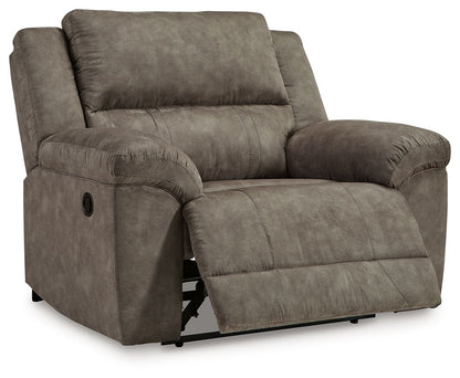 Laresview - Zero Wall Wide Seat Recliner - Fossil