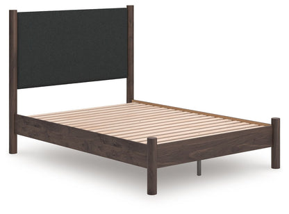 Cadmori - Upholstered Panel Platform Bed