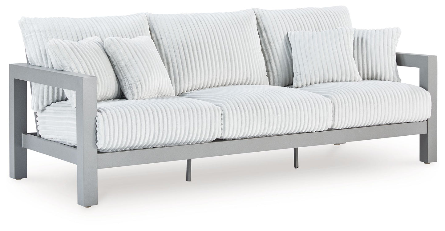 Moonlight View - Sofa With Cushion - Gray