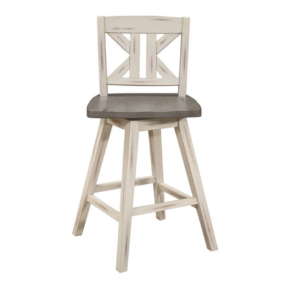 Amsonia - Swivel X-Back Counter Height Chair (Set of 2)