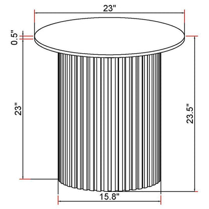 Rowena - Round Sintered Stone Table