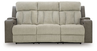 Stately Check - Reclining Sofa Set