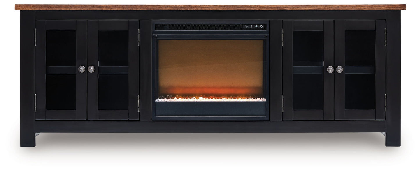 Wildenauer - 76" TV Stand With Electric Fireplace