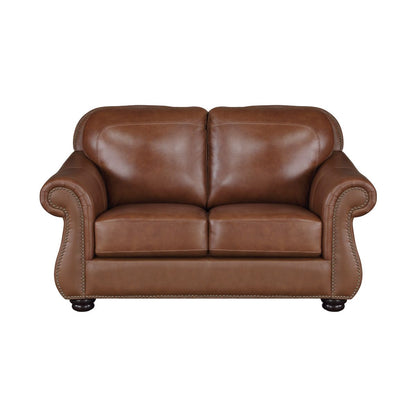 Attleboro - Loveseat - Camel Brown