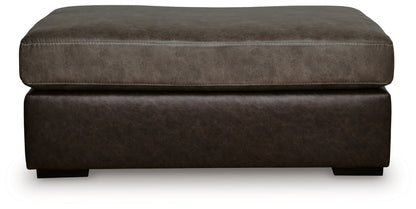 Baltic-Park - Oversized Accent Ottoman - Fossil
