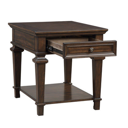 Tobias - End Table - Espresso