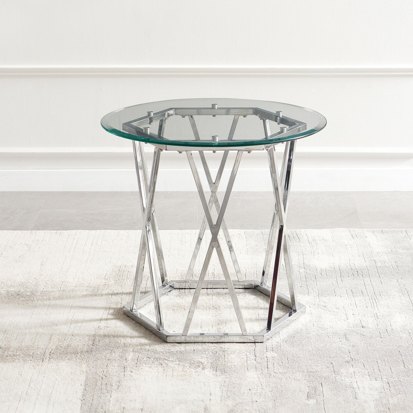 Escondido - End Table - Silver