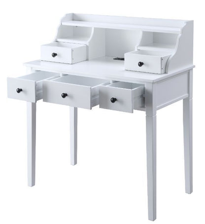 Agia - Desk - White Finish