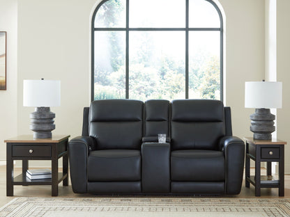 5Z-Relaxation - Power Reclining Loveseat with Console / Adj Headrest