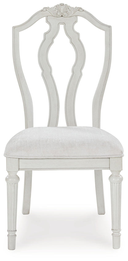 Montelaine - Dining Upholstered Side Chair (Set of 2) - Antique White