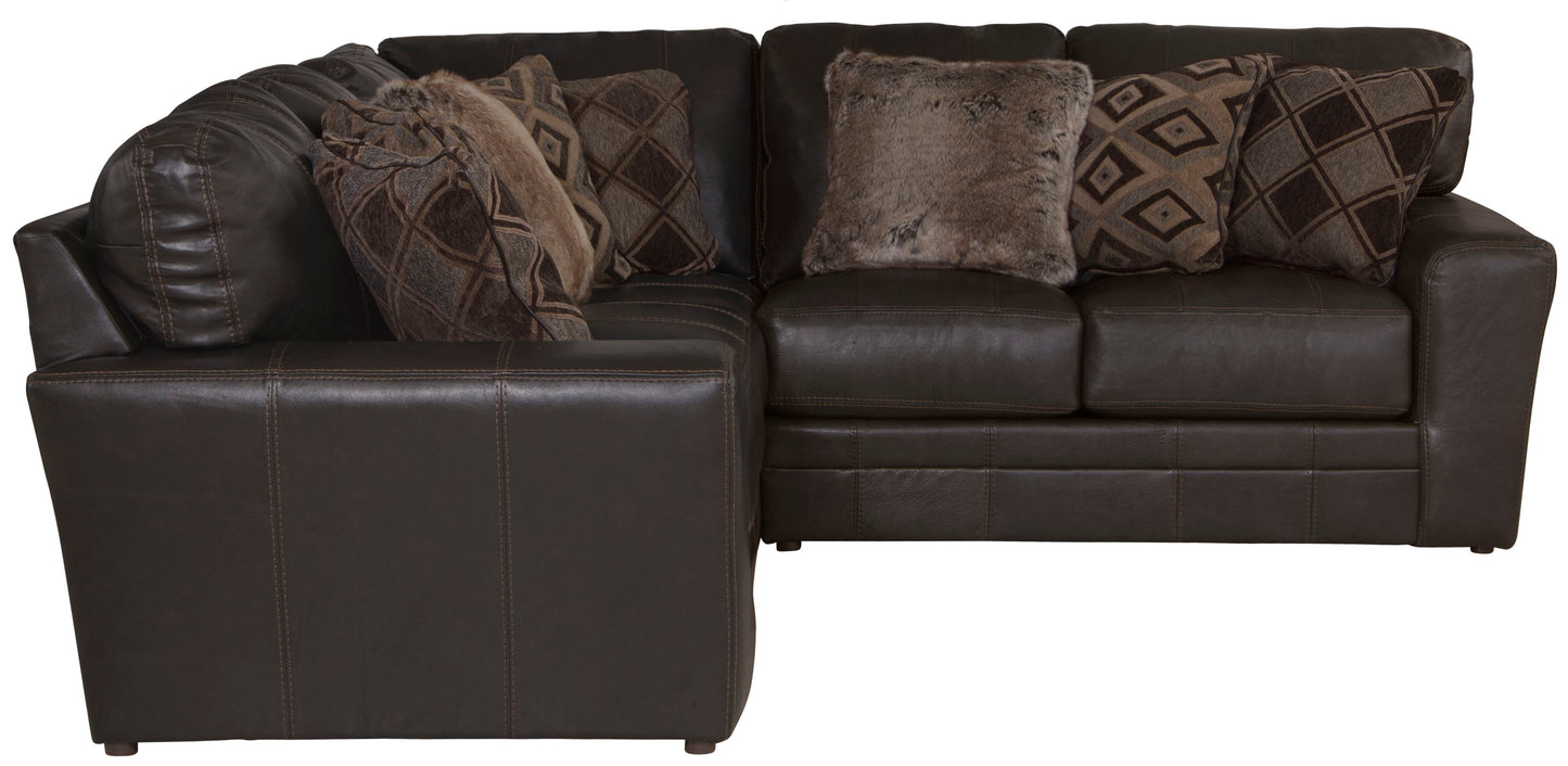 Denali - Italian Leather Match Sectional