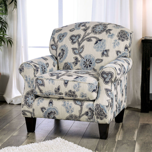 Nash - Chair - Ivory Vines