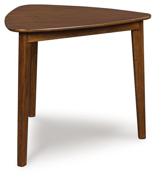 Lyncott - Triangle Dining Room Table - Brown