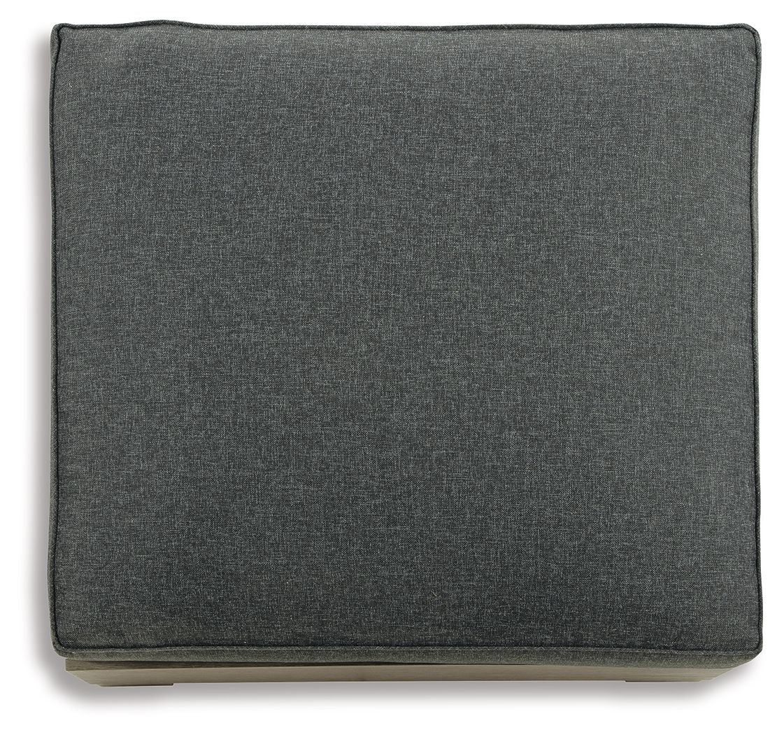 Citrine Park - Ottoman With Cushion - Brown