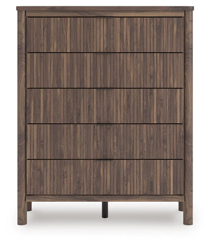 Cadmori - Five Drawer Wide Chest - Brown