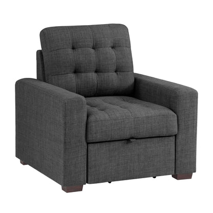 Mccafferty - Chair With Pull-Out Ottoman