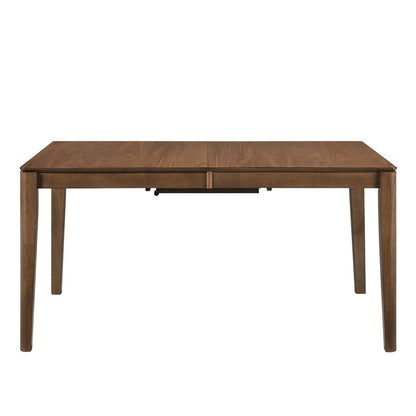 Leawood - 5 Piece Dining Room Set (Table & 4 Side Chairs) - Beige / Walnut