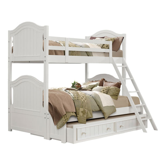Clementine - Twin / Full Bunk Bed - White