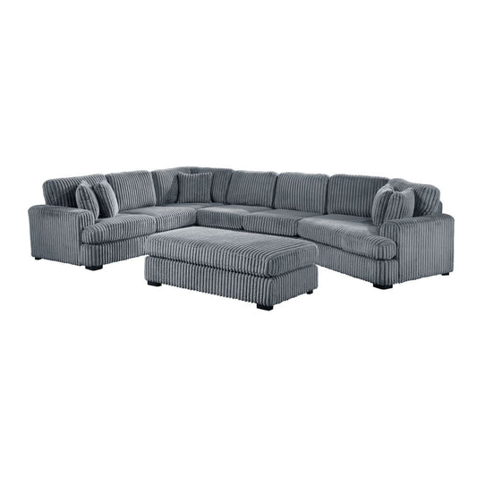 Warwick - Sectional With Cuddler And Ottoman