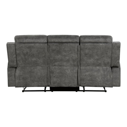 Muncie - Double Reclining Sofa - Brownish Gray