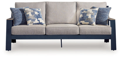 Mabry Shores - Sofa With Cushion - Blue
