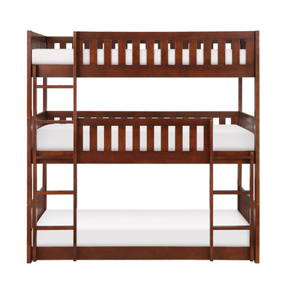 Rowe - Triple Bunk Bed - Cherry