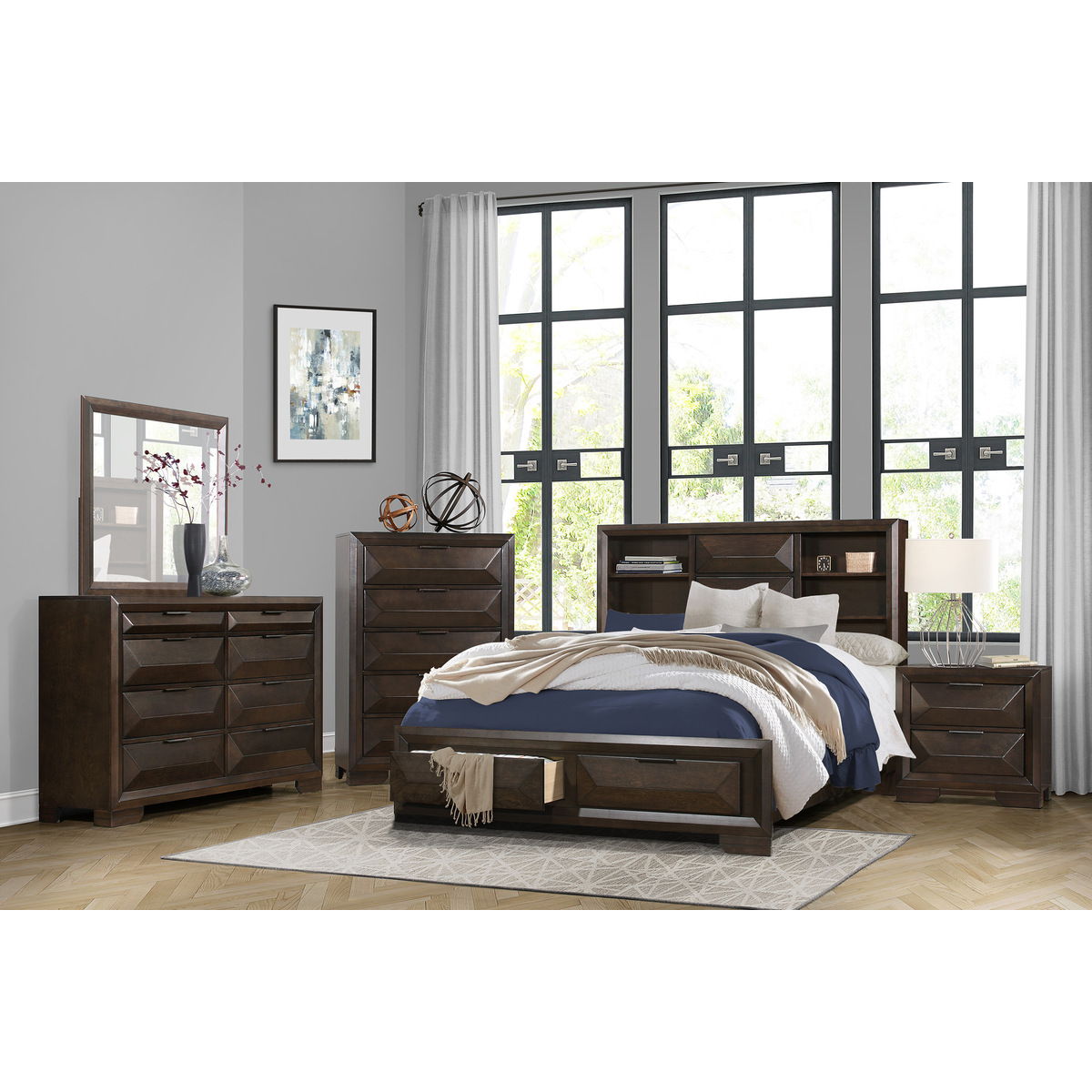 Chesky - Nightstand - Espresso
