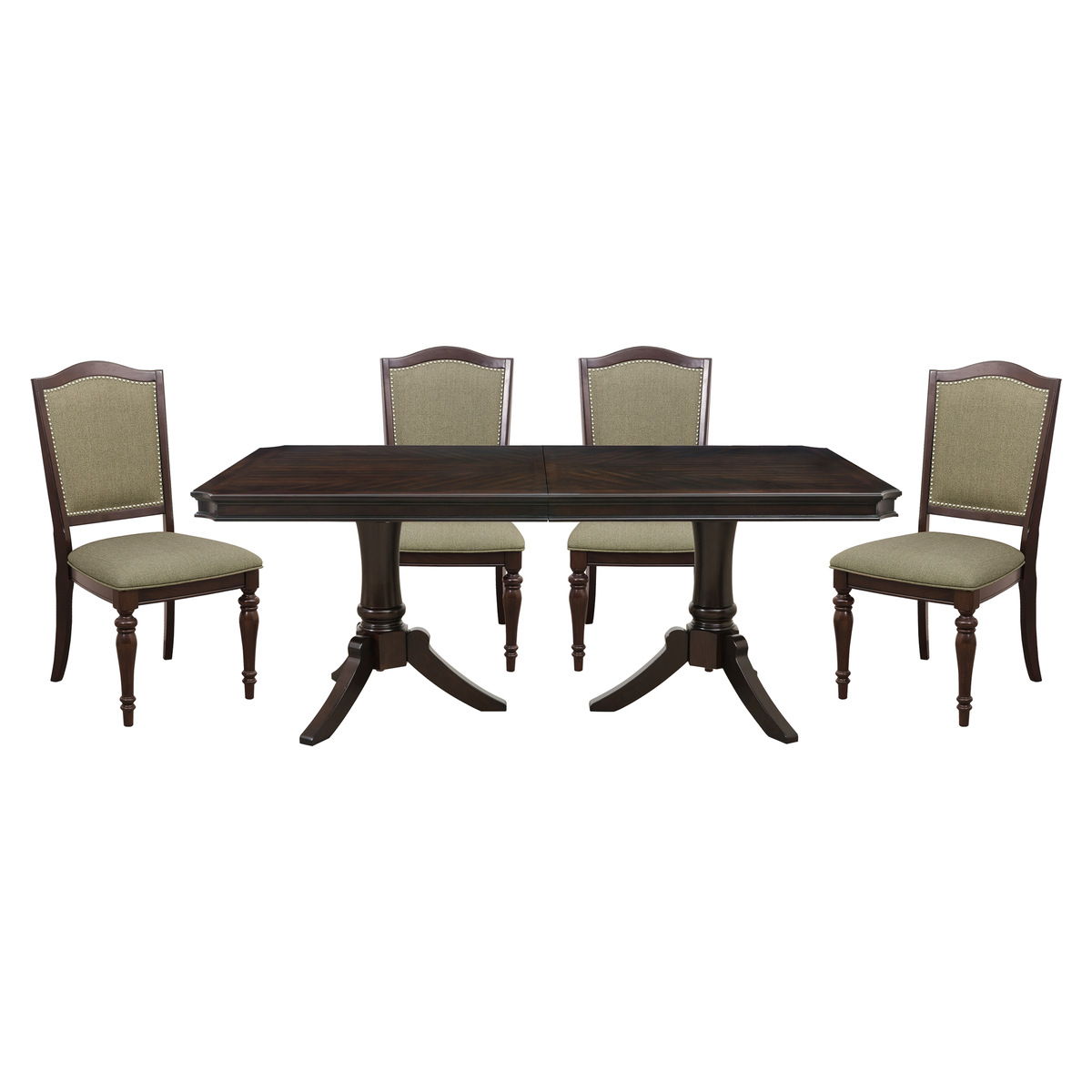 Marston - 5 Piece Dining Room Set (Table & 4 Side Chairs) - Cherry