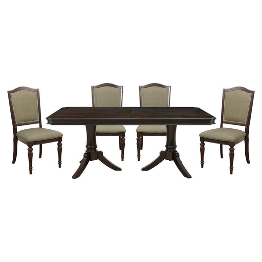 Marston - 5 Piece Dining Room Set (Table & 4 Side Chairs) - Cherry