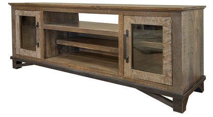 Loft Brown - TV Stand / Wall Unit - Two Tone Gray / Brown