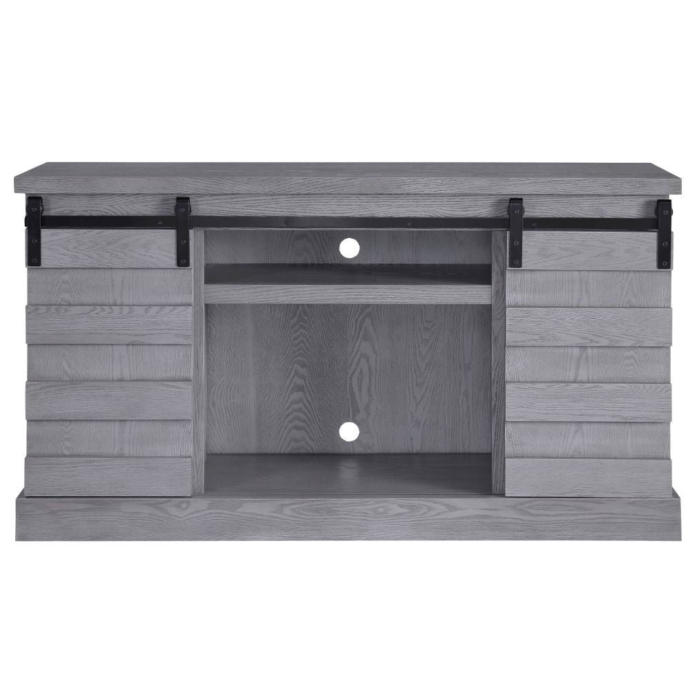 Amrita - TV Stand - Gray Oak