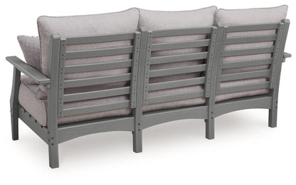 Lone View Bay - Sofa With Cushion - Gray
