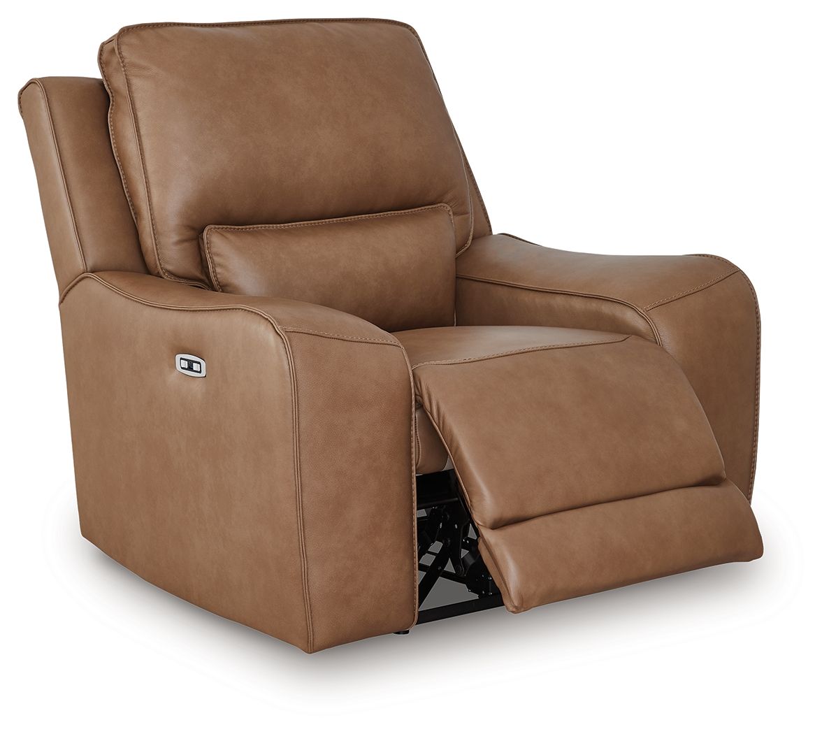 Silverbrooke - Power Recliner / Adjustable Headrest - Caramel