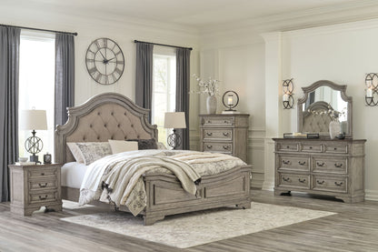 Lodenbay - Dresser, Mirror - Antique Gray
