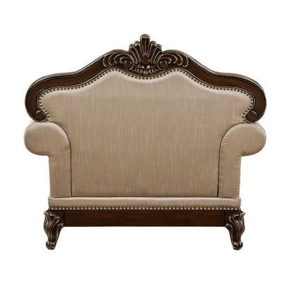 Balthasar - Chair - Cherry / Beige