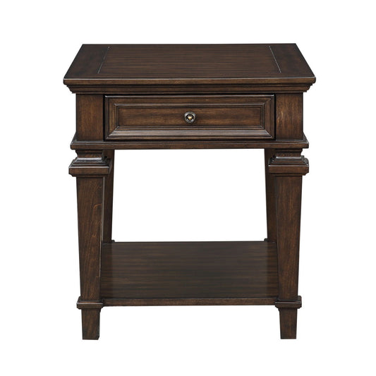 Tobias - End Table - Espresso