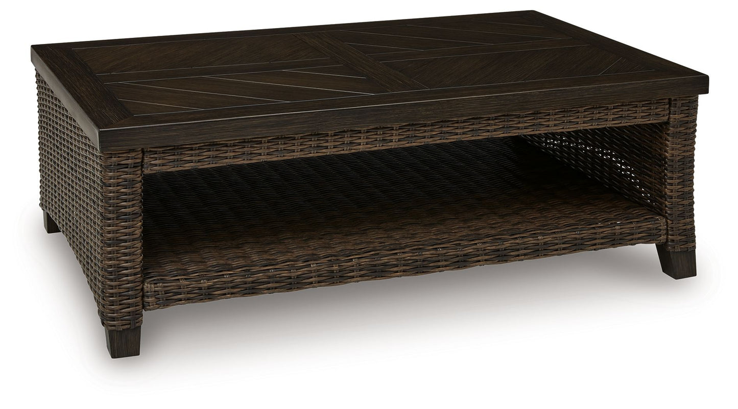 Drakes Beach - Rectangular Cocktail Table - Dark Brown