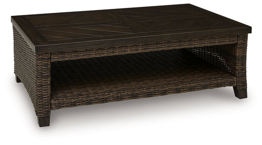 Drakes Beach - Rectangular Cocktail Table - Dark Brown
