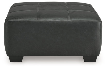 Brixley Pier - Oversized Accent Ottoman - Graphite