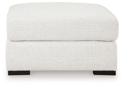 Wynncroft Manor - Oversized Accent Ottoman - Chalk
