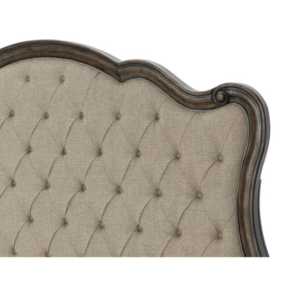Heath Court - 4 Piece Set (Queen Bed, Nightstand, Dresser, Mirror) - Brown