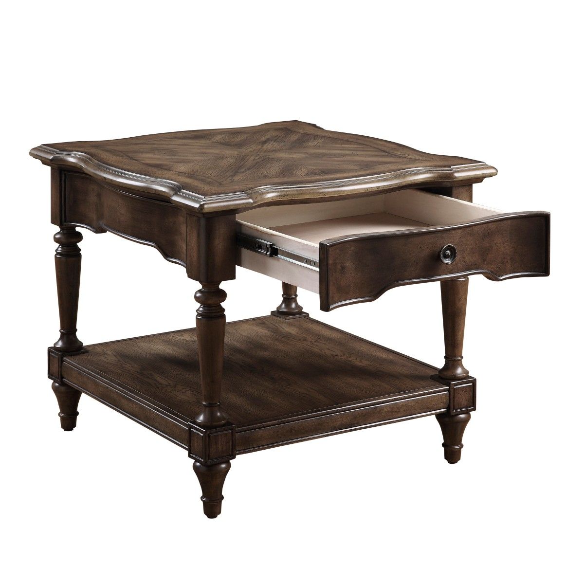 Heath Court - End Table - Brown
