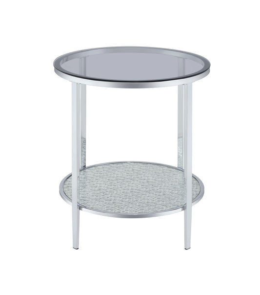 Frostine - Side Table - Silver