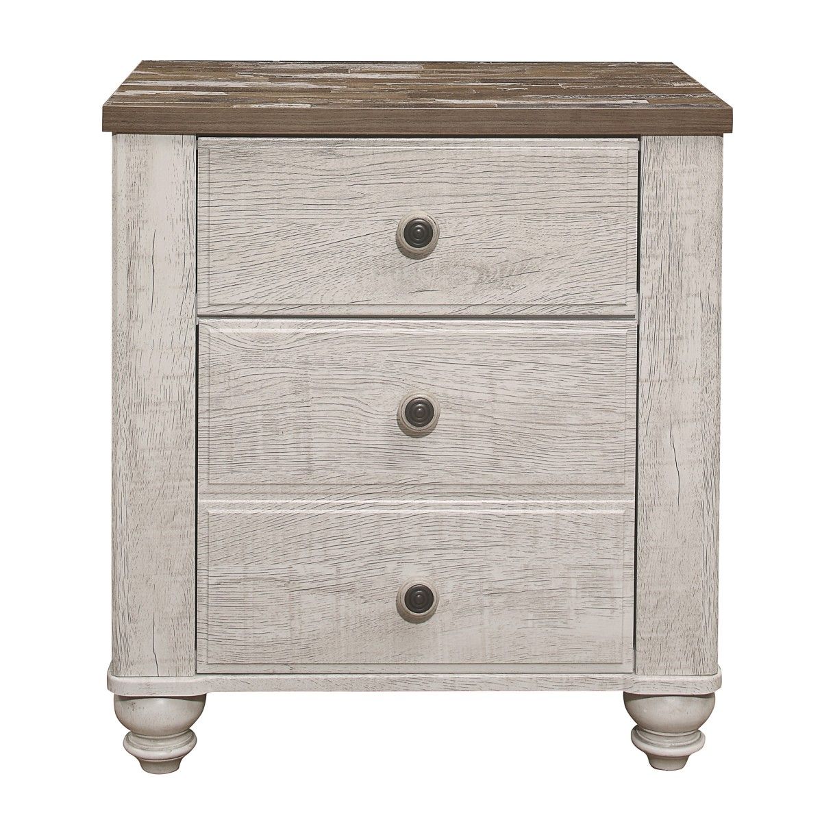 Nashville - Nightstand - Antique White