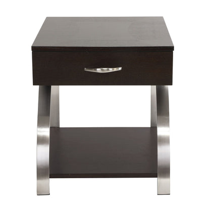 Tioga - End Table - Brown